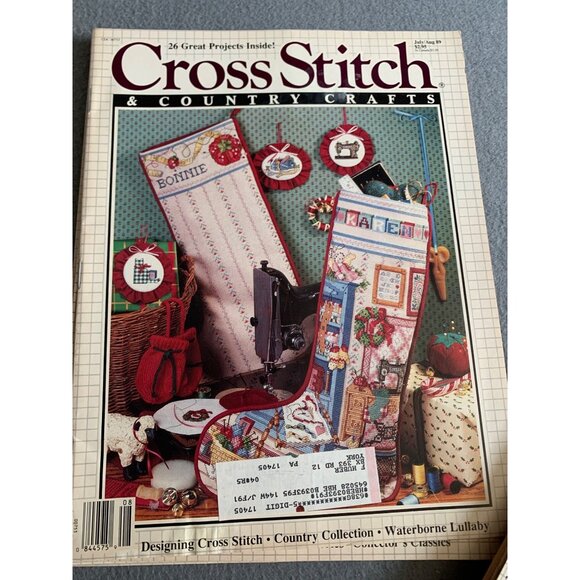 Vintage Cross Stitch & Country Crafts Magazine Lot (5 Issues) 80s & 90s - Picture 5 of 7